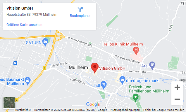 Standort Vitision GmbH, Müllheim